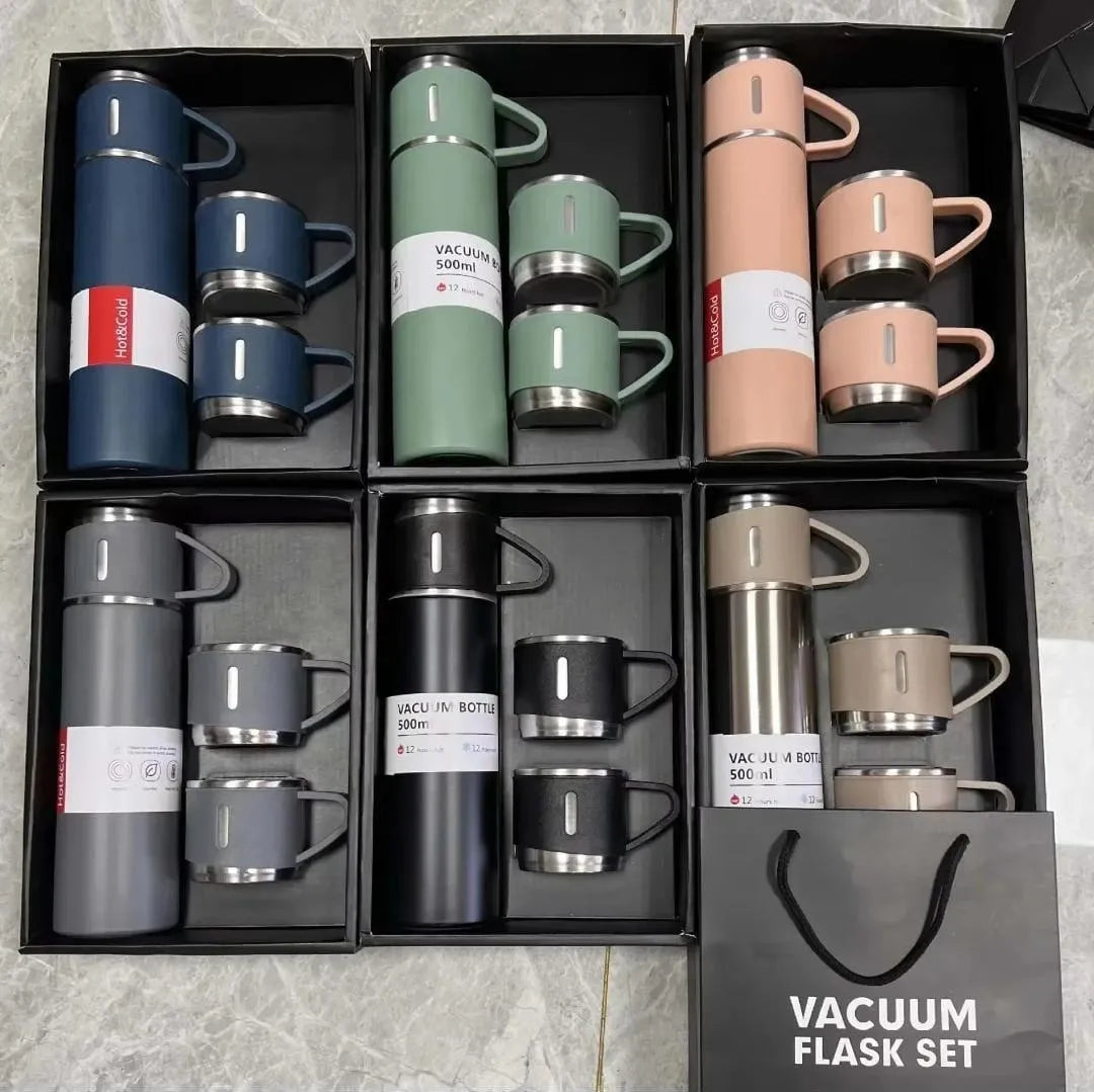 Vacuum Flask Set – Stylish & Practical Drinkware Set